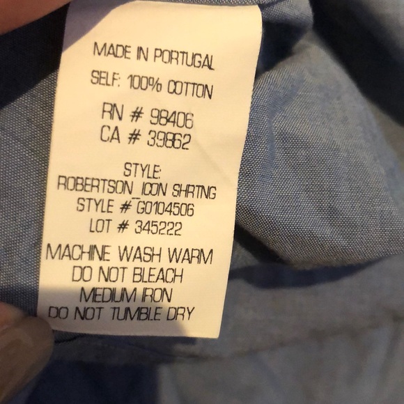 NWOT Theory cotton blue button down shirt size s - Picture 5 of 5